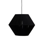 Neri Black Cotton String Pendant - Laura James