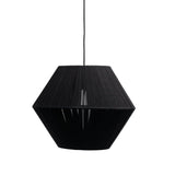 Neri Black Cotton String Pendant - Laura James