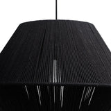 Neri Black Cotton String Pendant - Laura James