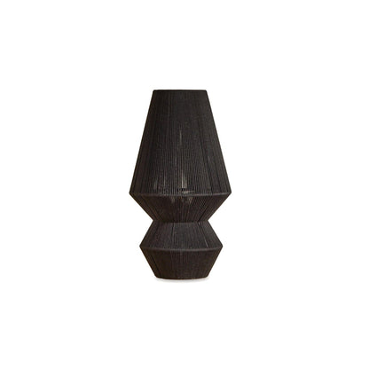 Neri Large Black Cotton String Table Lamp - Laura James