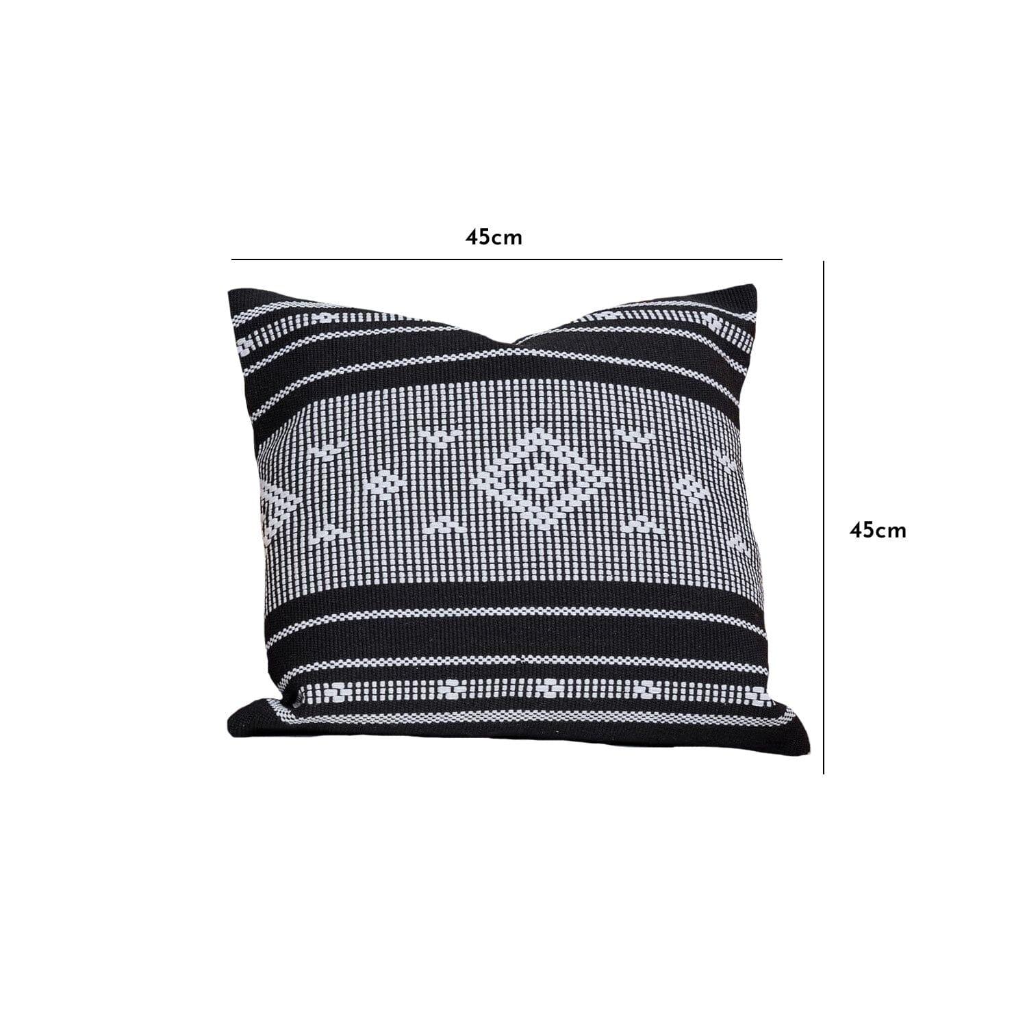 Black and white tribal pillow outlet