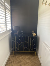 Gatsby 2 Door Small Sideboard - Noir Black