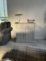 Chatsworth 2 Door Small Sideboard - Linen Grey