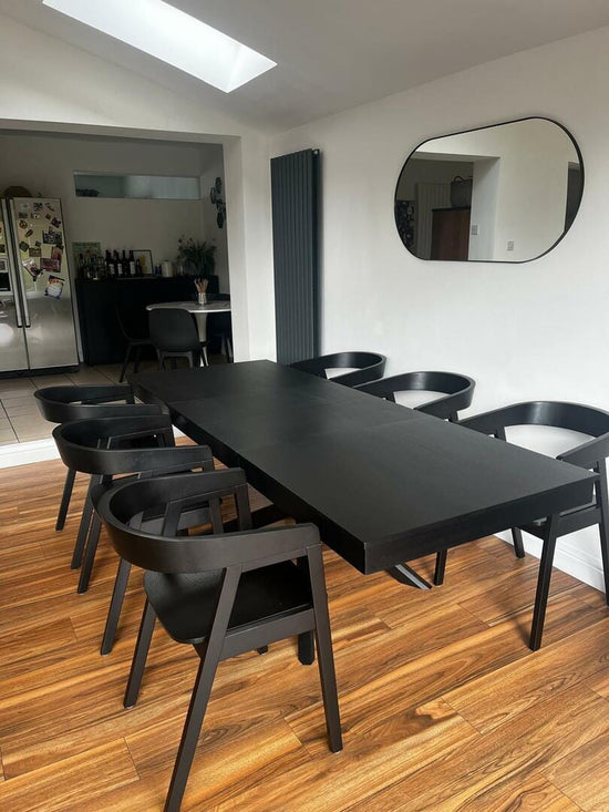 Ella Wooden Dining Armchairs - set 2 - Black – Laura James