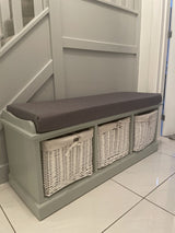 Fyfield Hallway Shoe Storage Bench with Cushion

