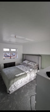Alice King Ottoman Bed - Cloud Grey