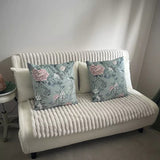 Una 2 Seater Double Sofa Bed - White Teddy - Laura James 
