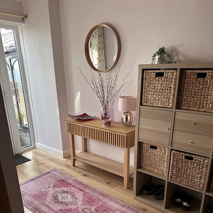 Willow Whitewash Oak Console Table- Laura James 