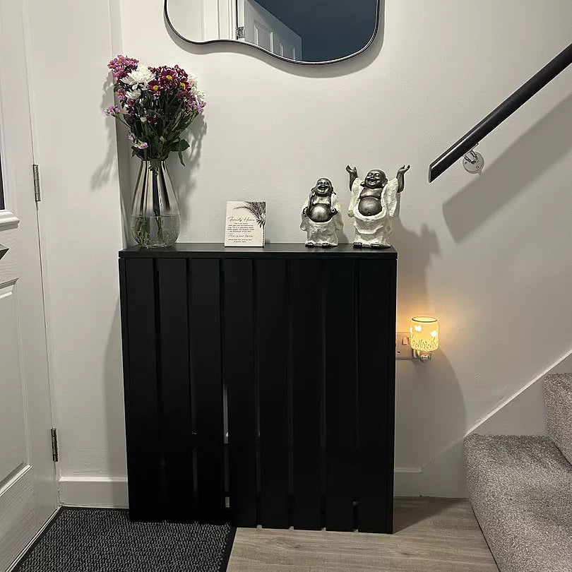 Willow Small Radiator Cover - Black Oak - Laura James 