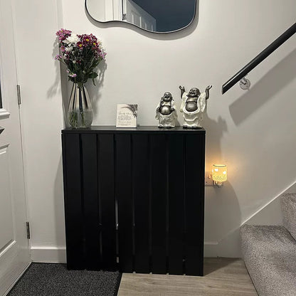 Willow Small Radiator Cover - Black Oak - Laura James 