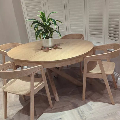 Ella Carver Chairs - Set of 2 - Whitewash Oak - Laura James 