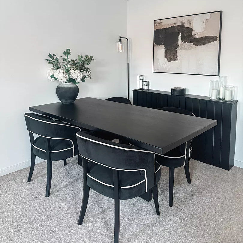 Willow Small Radiator Cover - Black Oak - Laura James 