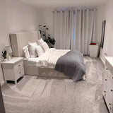Alice Superking Ottoman Bed - Ivory - Laura James