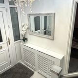 Edith Radiator Cover - White - Large -Laura James 