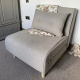 Una Single Sofa Bed - Soft Beige - Laura James 