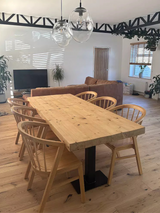 Mabel Oak Wooden Spindle Dining Chairs - Set of 2 - Laura James 