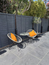 Indra String Bistro Set - Grey - Laura James 