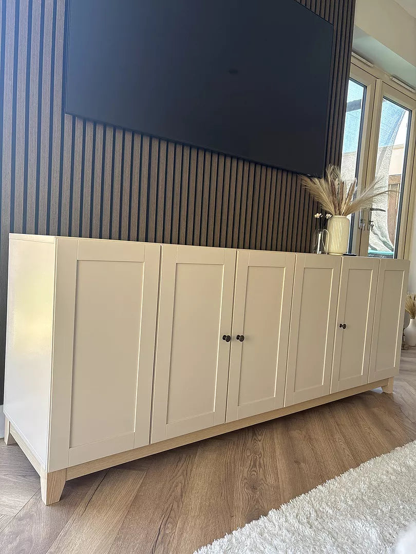 Morgan 3 Door Sideboard - Taupe - Laura James