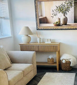 Willow Pale Oak Console Table