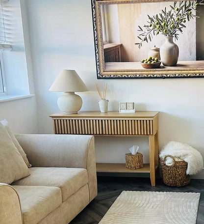 Willow Pale Oak Console Table