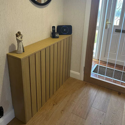 Willow Medium Radiator Cover - Pale Oak - Laura James 