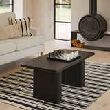 Orla Wooden Coffee Table - Jet Black - Laura James