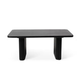 Orla Wooden Coffee Table - Jet Black - Laura James