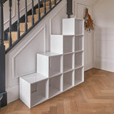Outlet -10 Cube Storage Shelf Unit White - Laura James