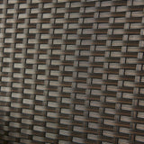 Outlet - 10 Seater Rattan Cube Outdoor Dining Set - Brown Weave - Laura James