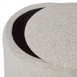 Abigail Drum Stool - Dove Grey - Laura James