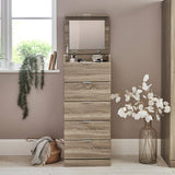 Ayla tallboy - light oak - Laura James