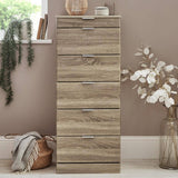 Ayla tallboy - light oak - Laura James