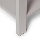 Bampton Stone Grey Bedside Table - 1 Drawer - Laura James