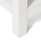 Bampton Alabaster White Side Table - Laura James