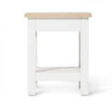 Bampton Alabaster White Side Table - Laura James