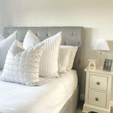 Outlet - Cavill double bed - grey fabric - Laura James