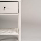 Charlie bedside table - 1 drawer - white - Laura James