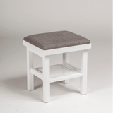Outlet - Charlie dressing table stool - white - Laura James