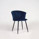 Cleo Blue Velvet Chair - Laura James