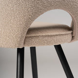 Outlet - Dolly Boucle Dining Chair - Set of 2 - Laura James