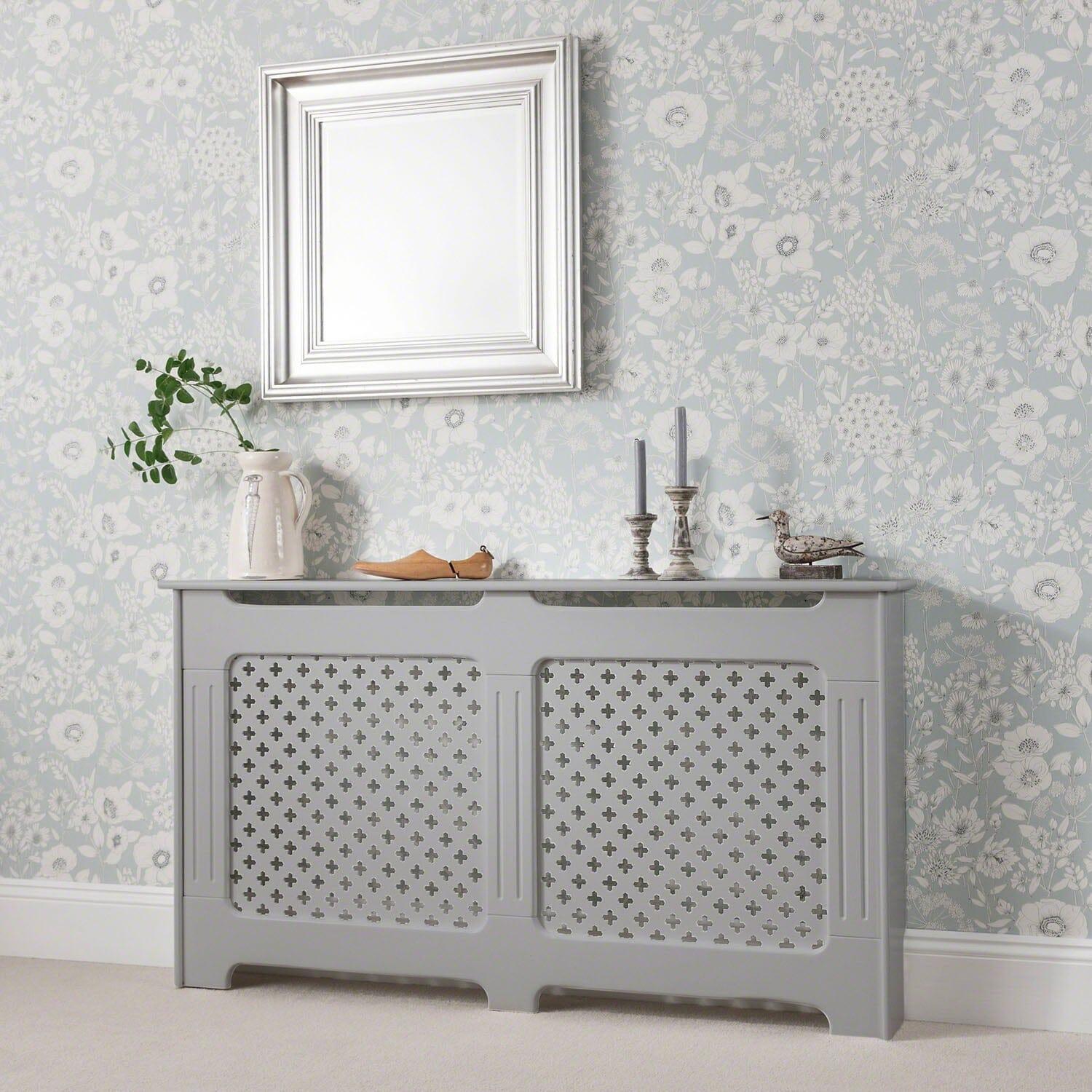 Outlet - Edith Large Radiator Cover Grey – Laura James