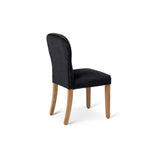 Edward dining chairs - set of 2 - black and light wood - Laura James