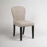 Edward Stone Dining Table with Black Legs - Laura James