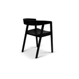 Ella Wooden Dining Armchairs set of 2 - Black- Laura James