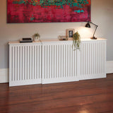 Elspeth Extending Radiator Cover in Snow White - Laura James