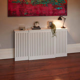 Elspeth Extending Radiator Cover in Snow White - Laura James