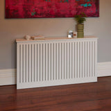 Elspeth Large Radiator Cover in Snow White - Laura James