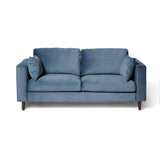 Emily Blue 3 Seater Sofa - Laura James