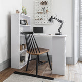 White Desk with Shelves - Laura James