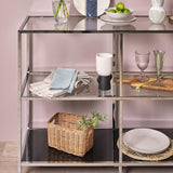 Outlet - Evelyn console table - chrome - Laura James